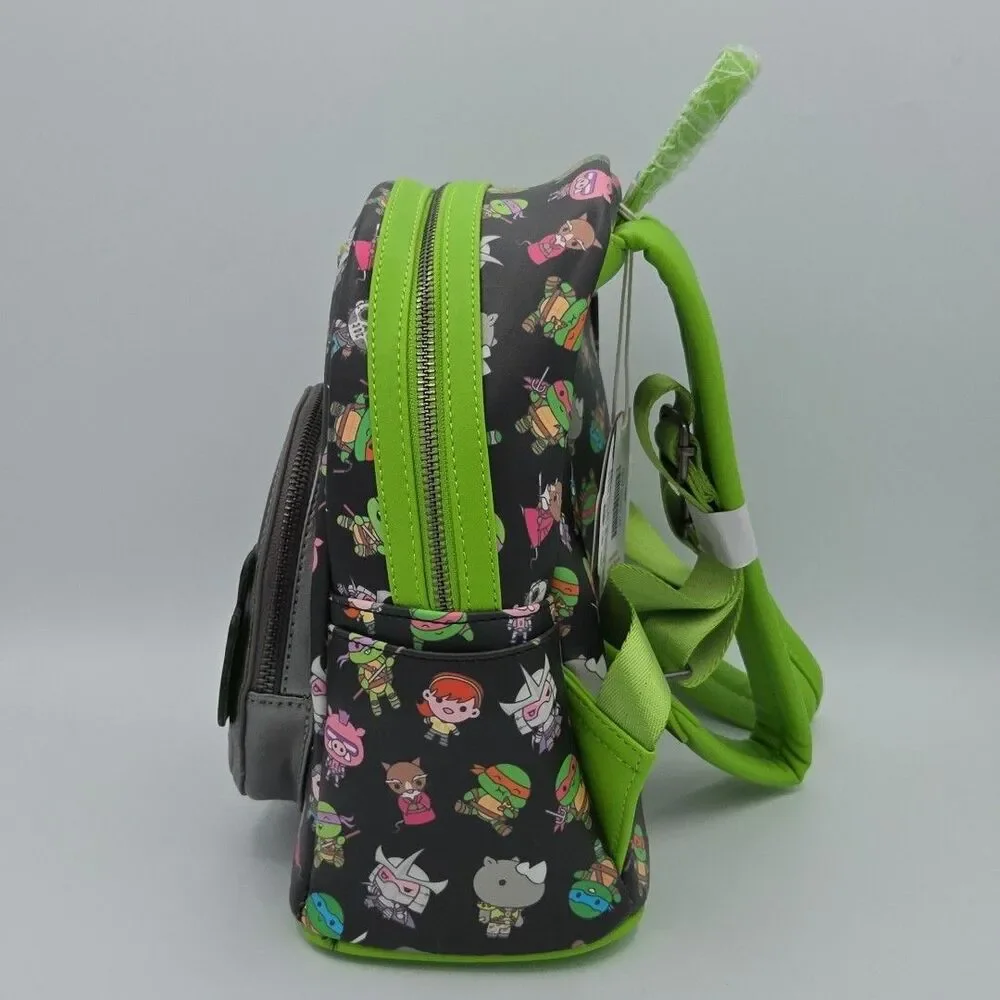 NWT!! Loungefly Teenage Mutant Ninja Turtles Sewer Cap Mini Backpack